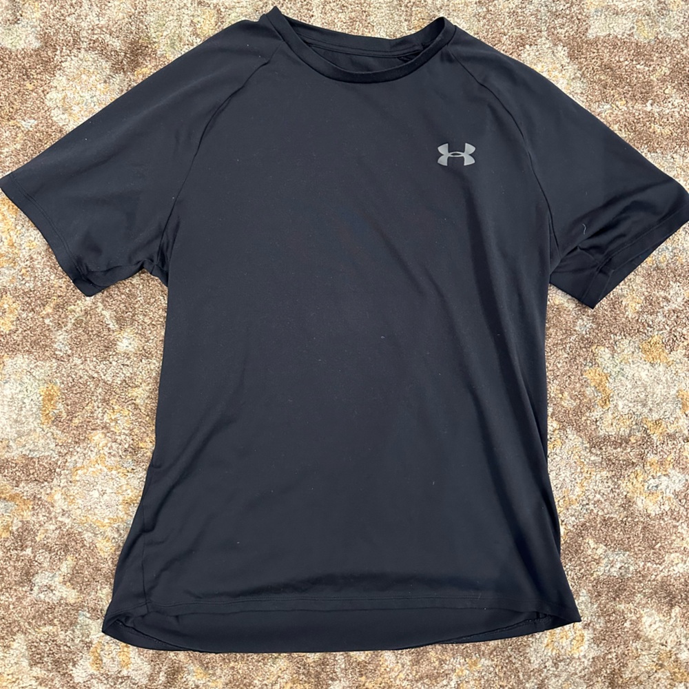 Under Armour Men’s Tee Shirt, black, medium, for exercise